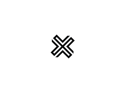 36s days of type - X 36 days of type black and white branding graphic design logo logo design minimal minimal design typography