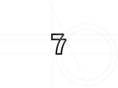 36 days of type - 7 36 days of type black and white branding graphic design logo logo design minimal minimal design typography