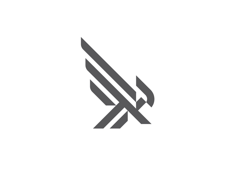 Minimal Falcon minimalism black and white minimal graphic designer graphic design logo design mark logo