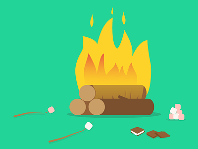 Campfire by Martin Wright on Dribbble