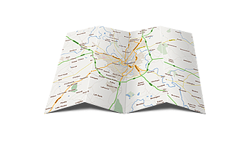 Foldy map icon revised fold folded icon map paper