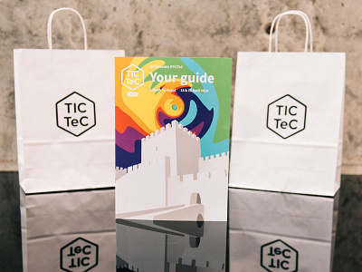 TICTeC event branding bags booklet branding conference design event illustration print programme