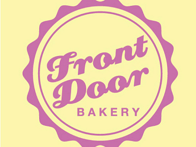 Front Door Bakery bakery branding logo
