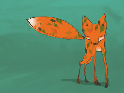 Fox animal fox illustration illustrator