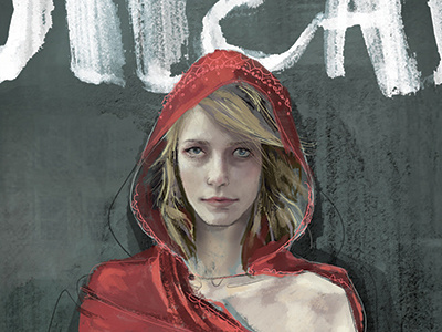 Gilead Poster Illustration cloak dark drama female hood illustration illustrator pale red woman