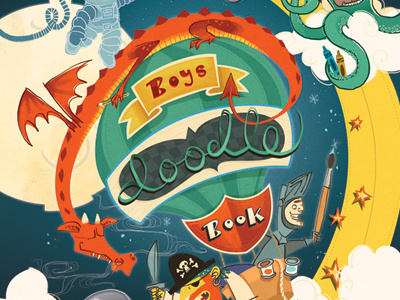 Boys Doodle Book Cover