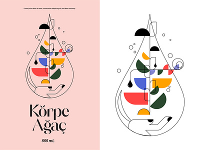 Körpe Ağaç Olive Oil Label Design