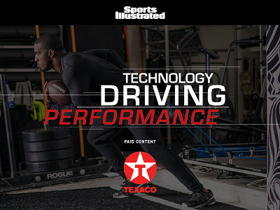 Technology Driving Performance animated basketball football houston infographic nba nfl rockets technology texaco video