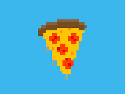 8-Bit Pizza CSS Animation