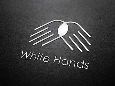 White Hands branding graphic design logo