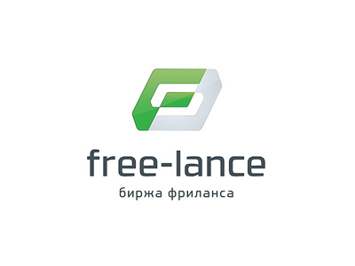 Free-Lance f freelance gradient green interactivity media monogram networking online social symbol web