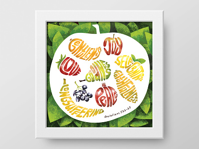 Fruit Lettering australia digital painting fruit handdrawn illustration lettering melbourne painting type typography
