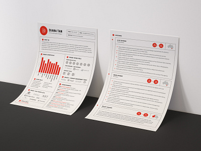 Personal Resume australia brand brand identity branding design graphic design melbourne print print design resume resume creative resume design résumé
