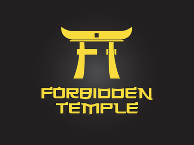 Forbidden Temple Logo Design