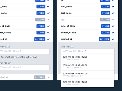 Date Transformations (Wireframes) calendar data dataset date date transformations datetime importing ux wip wireframes