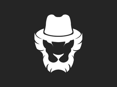 Ibeenthere Logo circles fedora lion logo wolverine