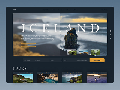 Iceland Tours Search Site Main Page