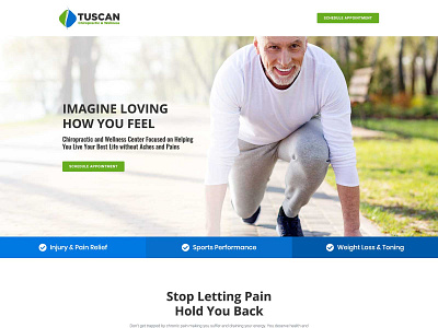 Chiropractor Website design ui ux web web design wordpress design