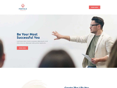 Speaker Podcast Website ui ux web web design wordpress design