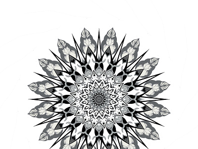 Light design digital art digital painting graphicdesign illustration logo mandala mandalaart minimal
