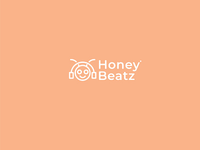 Logo design for HoneyBeatz brand design branding graphic design logo logo design logos minimalist logo outline logo simple logo