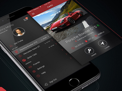 CarKit - iOS App Concept app carkit concept interface iphone