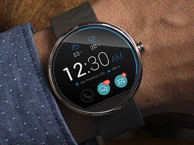 Moto360 - Smart Watch Concept concept interface moto360 smart watch
