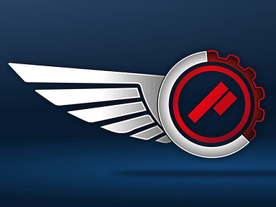 Motorcycle Customizing custom brand illustrator logo