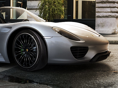 918 Spyder cgi rendering