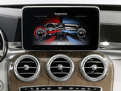 Mercedes-Benz UI/UX automotive car interface mercedes