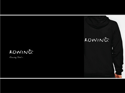 Rowing Text 1 - Hoodie crew design hoodie illustration logo product regatta rowing shirt top