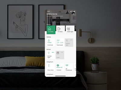 Home monitoring dashboard