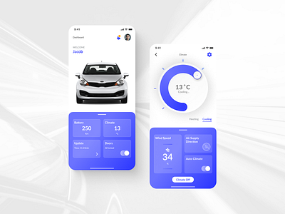 Car Interface app design application dailyui dailyuichallenge design figma graphic design ui ux