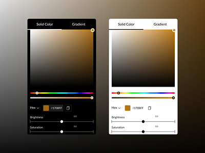 Color Picker app design application dailyui design figma illustration ui