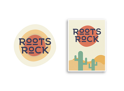 Roots rock festival branding design graphic design illustration