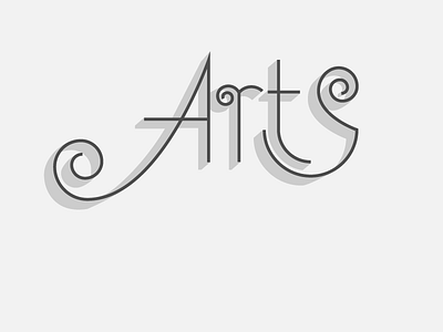 Arts Type 2 freehand type illustrator type type treatment