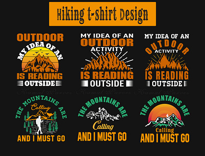 The Hiking T-shirt Design best t shirt custom t shirt t shirt typography t shirt vector t shirt