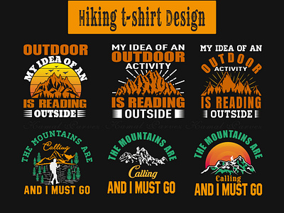 The Hiking T-shirt Design