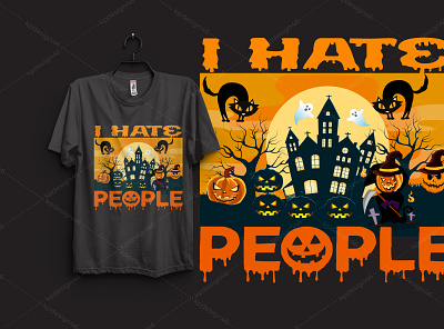 HALLOWEEN T-SHIRT DESIGN branding creative design free t shirt graphic design halloween halloweencostume horror illustration pumpkin specialist spooky spookyseason t shirt