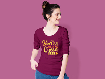 You Can Call Me Queen Bee Typography T shirt Design bulk t shirt clothing design custom t shirt esty graphic design hoodie design merch by amazon redbubble retro t shirt streetwear design t shirt design teespring trendy t shirt typography t shirt vintage t shirt