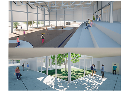 Centro Social, Cultural y Deportivo - 2020 architecture arq design renders