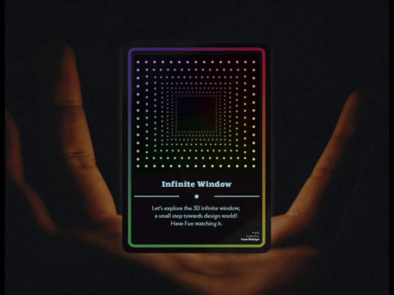 Infinite Window - 3D Animation