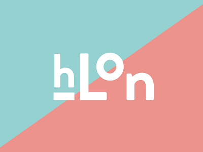 hLon have logo london pastel type