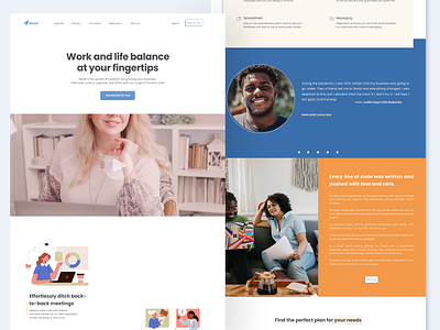 Sendr - Landing Page artificial intelligence design design thinking landing page product design ui uiux ux web app website