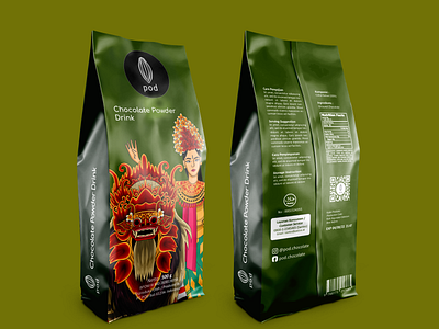 Balinese Illustration for Packaging