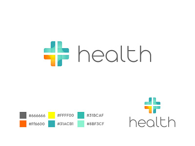 Health Logo concept branding design illustration logo minimal vector