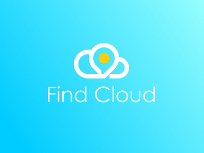 find cloud logo design branding design icon logo minimal vector