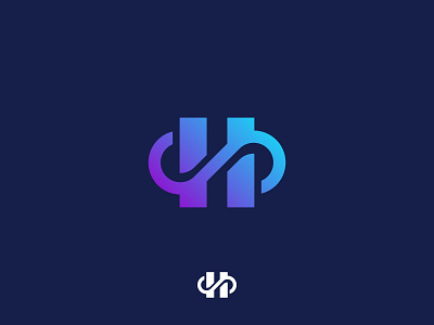 H Infinity art clean design graphic design icon logo minimal typography