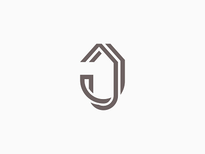 J Home art branding clean design graphic design icon logo minimal vector