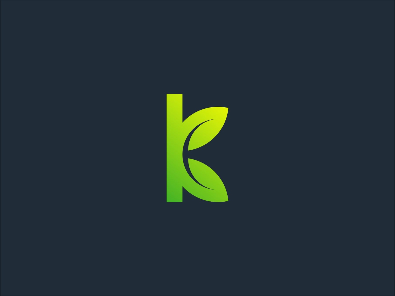 K leaf concept by idea_go on Dribbble